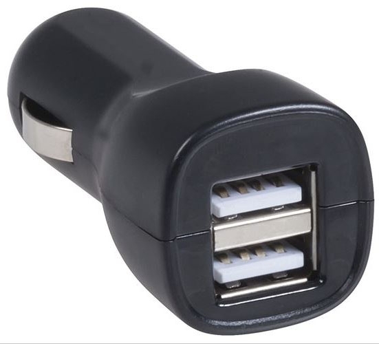 Powertech Plus 2.4A Dual USB Car Cigarette Lighter Adaptor