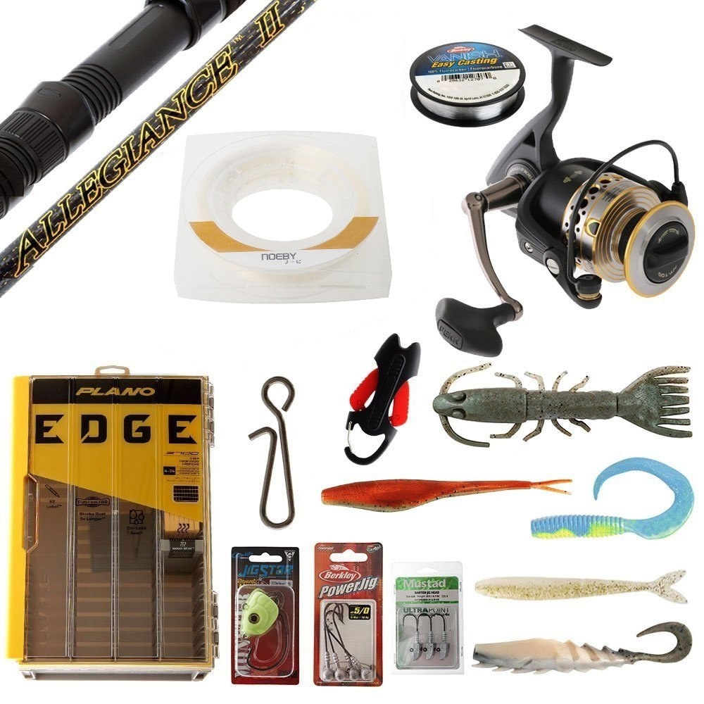PENN Battle Allegiance Ultimate Softbait Tackle Package 7ft 4-7kg 2pc