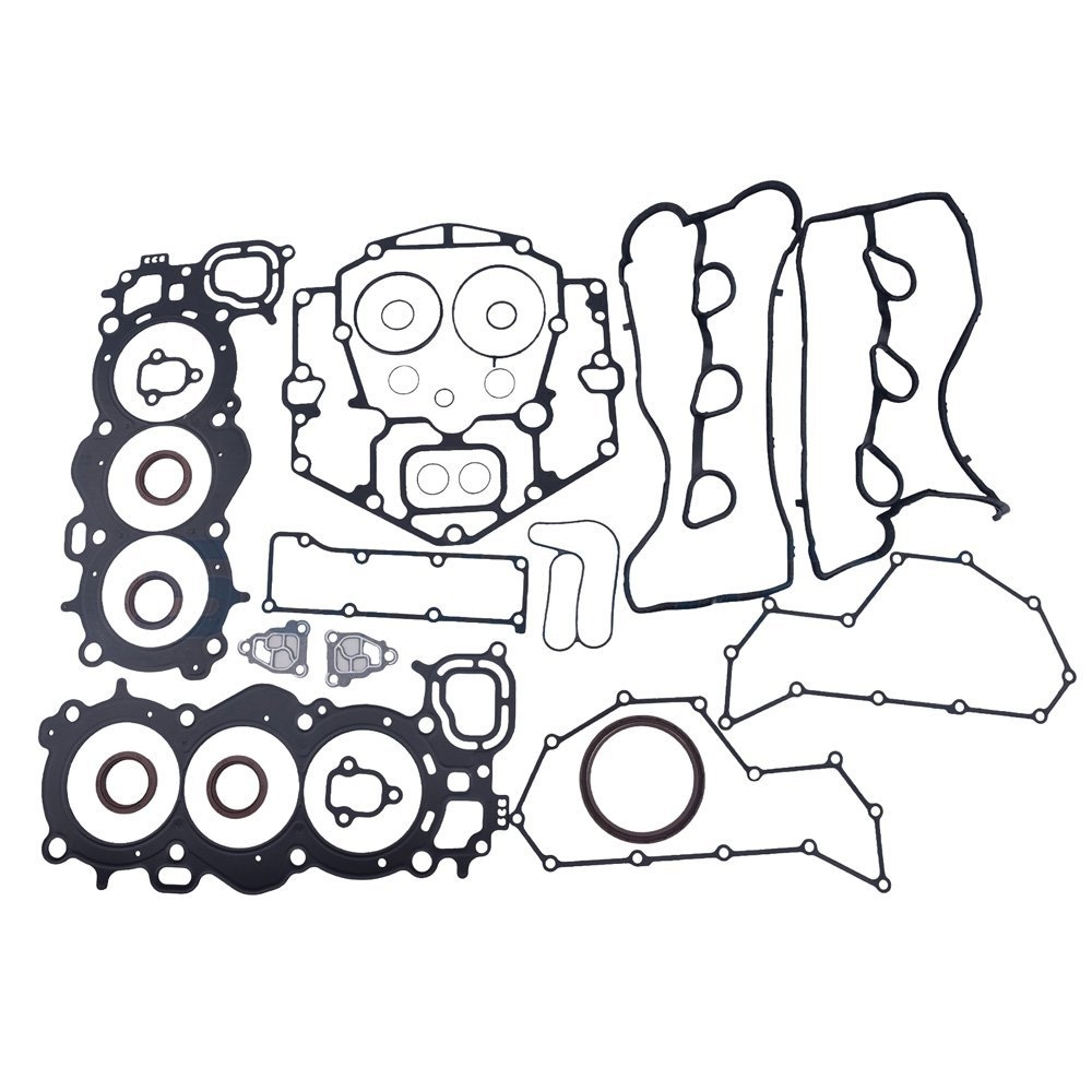 SUNCHEV 6CB-W0001-04 Powerhead Gasket Kit for Yamaha Engines 4.2L V6 200HP to 300HP