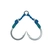 BKK Plugging Double HD Lure Assist Hooks 8/0 Qty 2