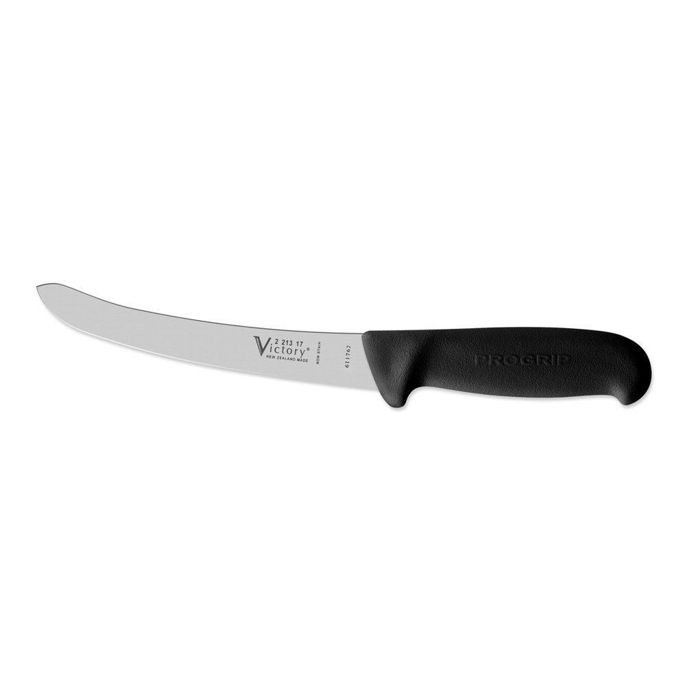 Victory Curved Boning Knife 17cm Black