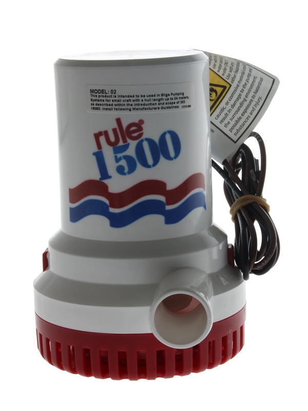 Rule Submersible Bilge Pump 1500GPH 12v