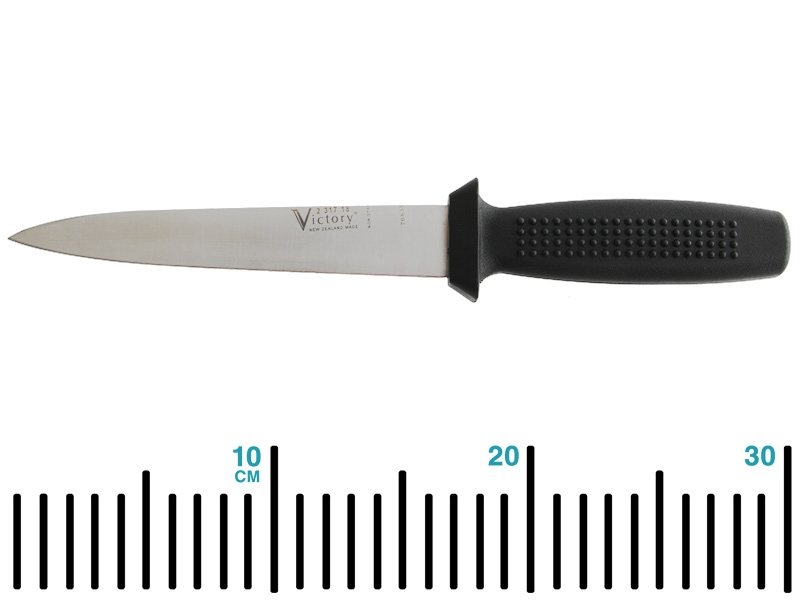 Victory 2/317 Pig Sticker Knife Black Handle 18cm