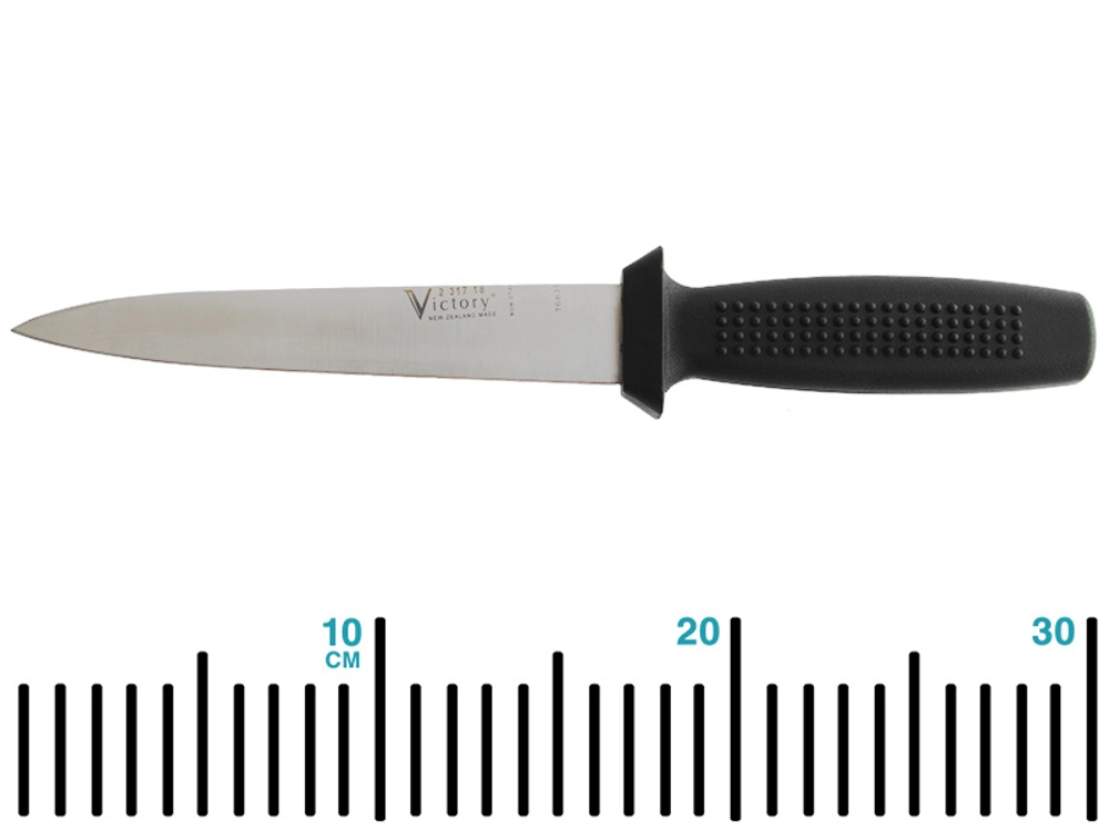 Victory 2/317 Pig Sticker Knife Black Handle 18cm Victory 2/317 Pig Sticker Knife Black Handle 18cm