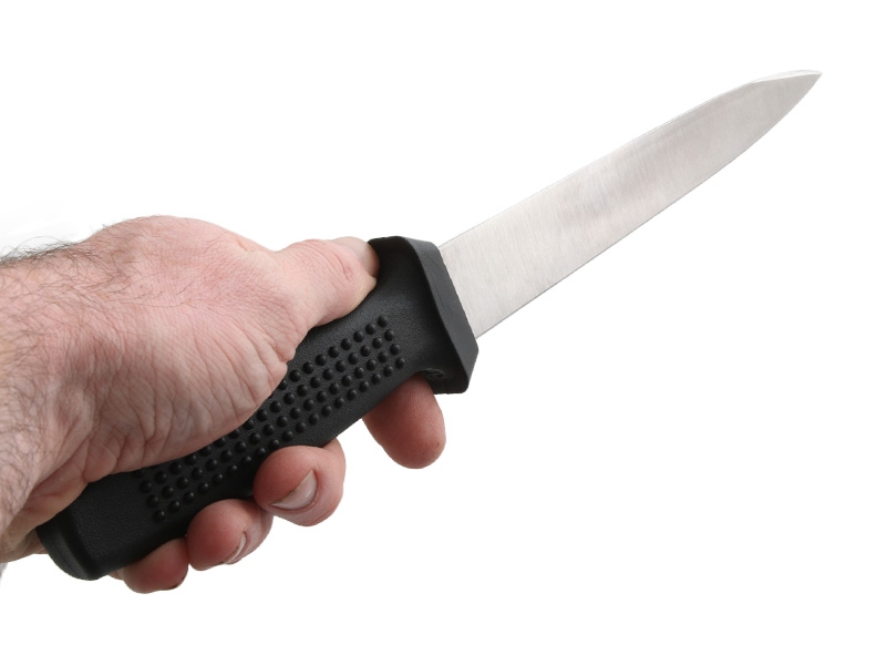 Victory 2/317 Pig Sticker Knife Black Handle 18cm