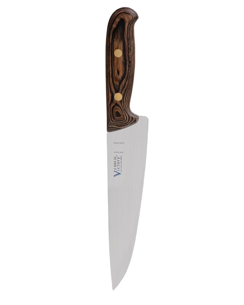 Victory Full Tang Straight Chefs Knife 22cm
