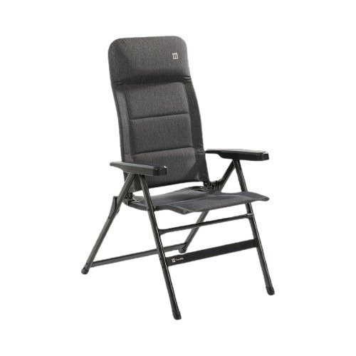 Travellife Lago Recliner Comfort Camping Chair Stormy Grey