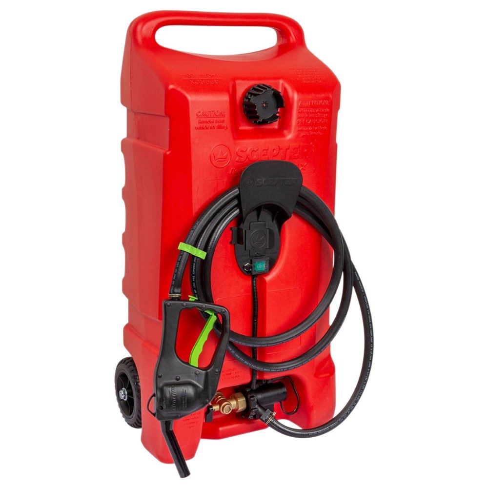 Scepter Portable Powered Fuel Station 53L Petrol / Red