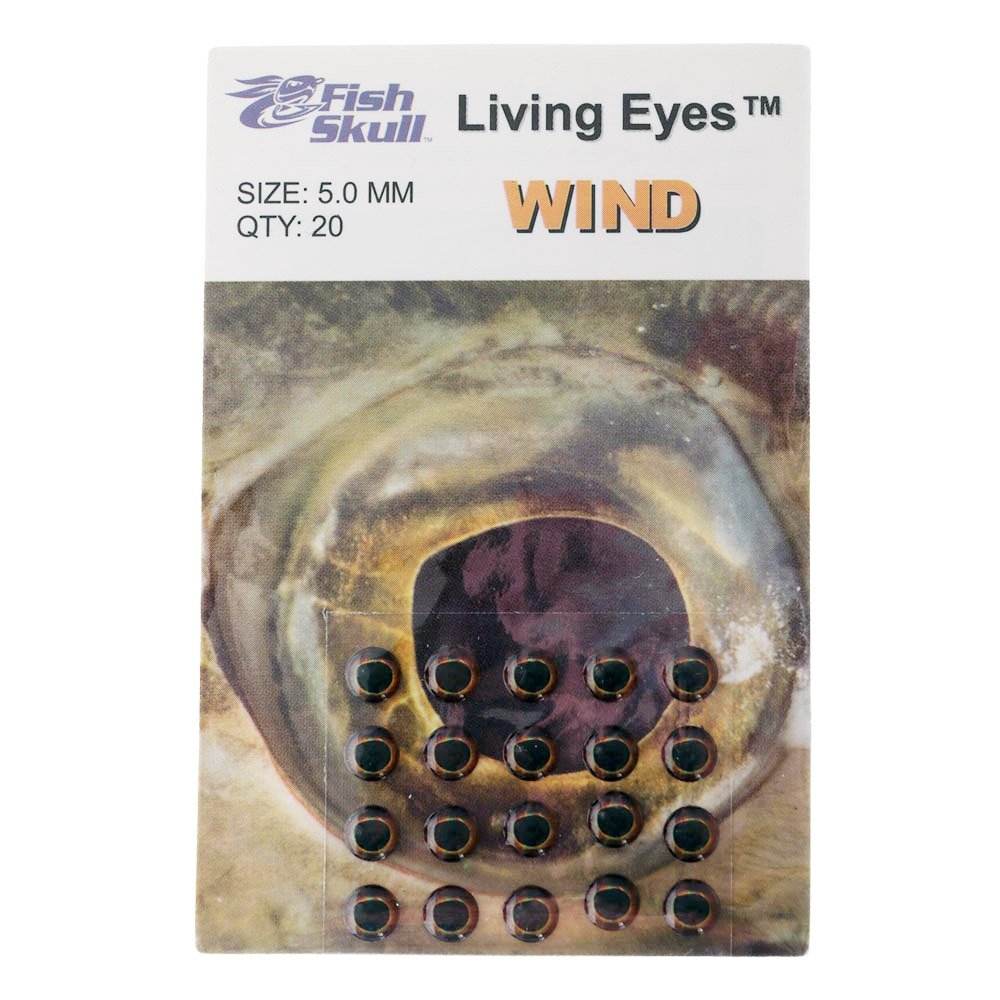 Fish Skull Living Eyes 5mm