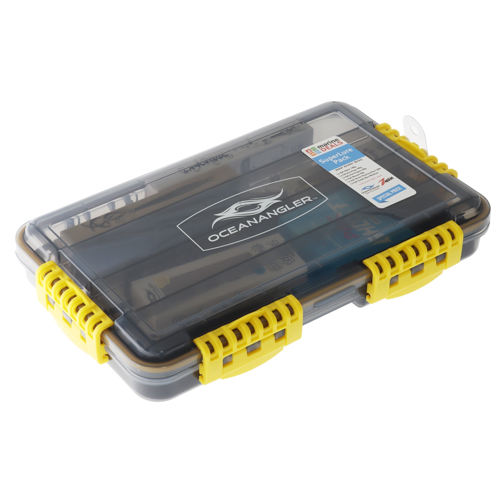 Ocean Angler Slow Jig Slider Lure Pack with Tackle Box