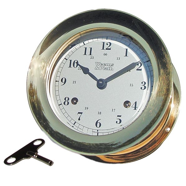 Weems & Plath Atlantis 8-Day Ship Bell Clock
