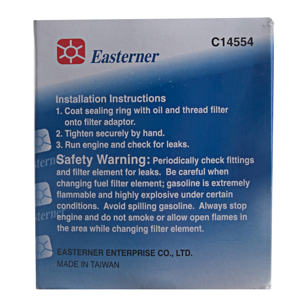 Replacement Filter for Complete Fuel Filter Assembly