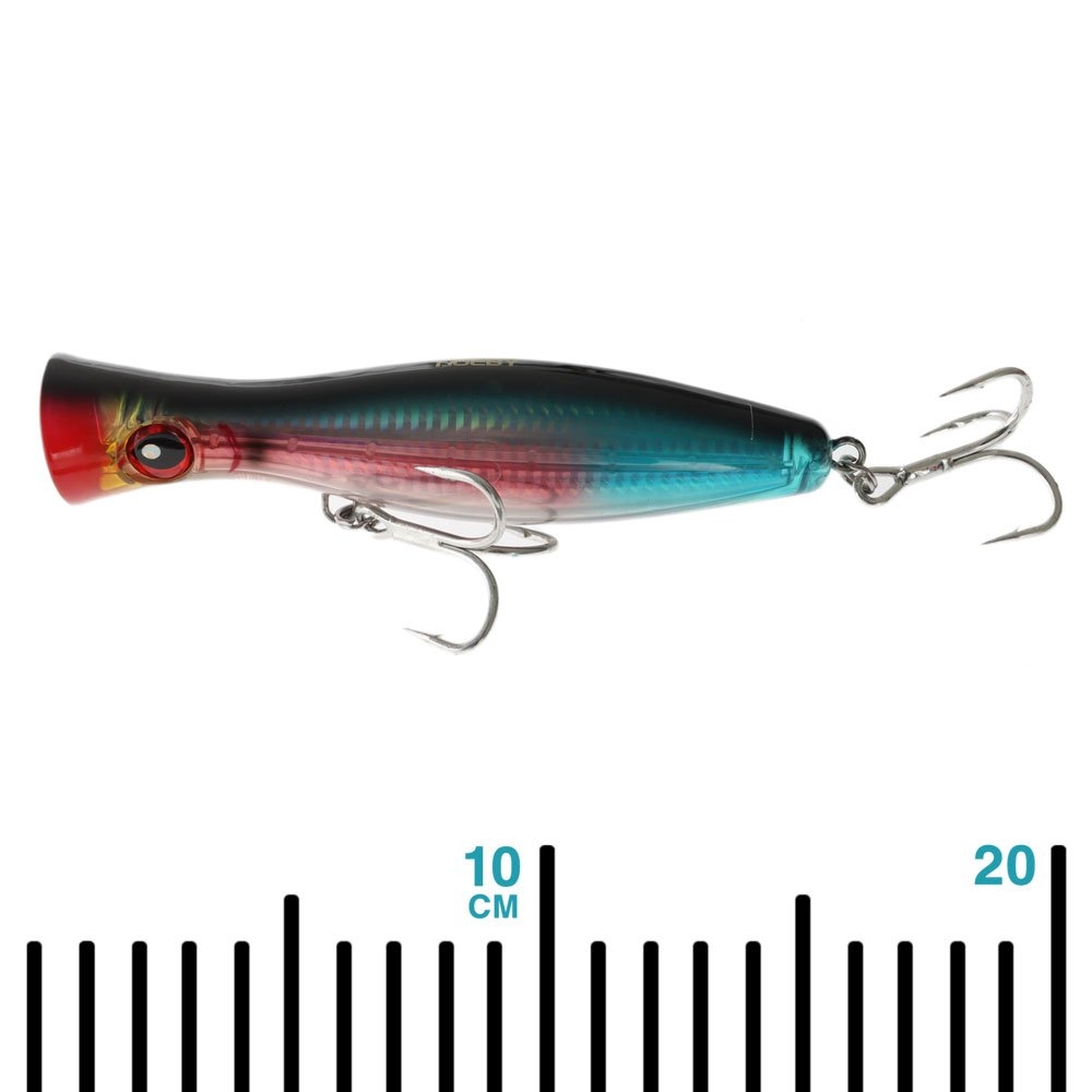NOEBY NBL Surface GT Popper Lure 160mm Blue/Red