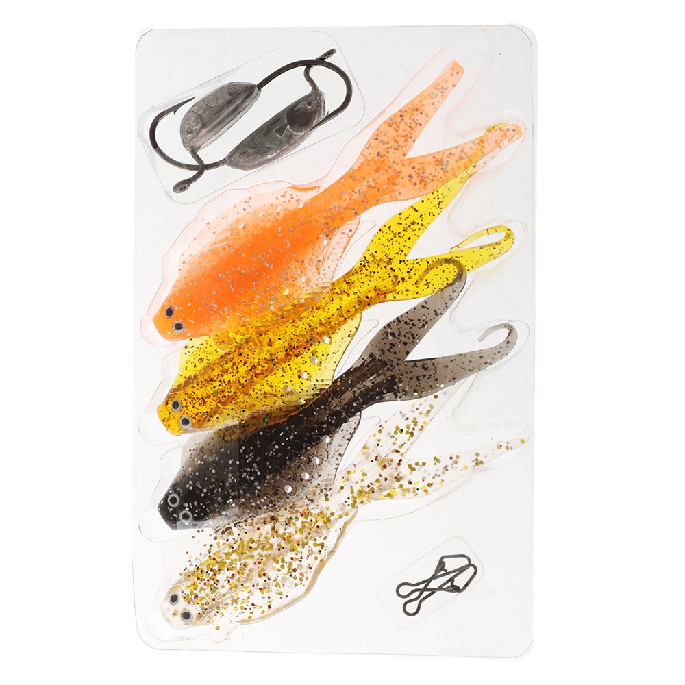 Glowbite Dragster Flounder Soft Bait Kit