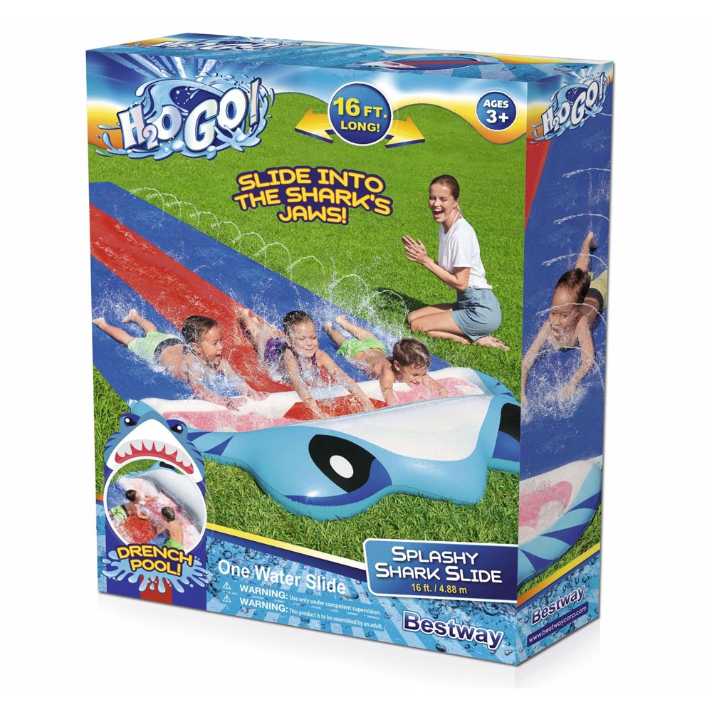 H2OGO! Splashy Shark Water Slide 4.88m