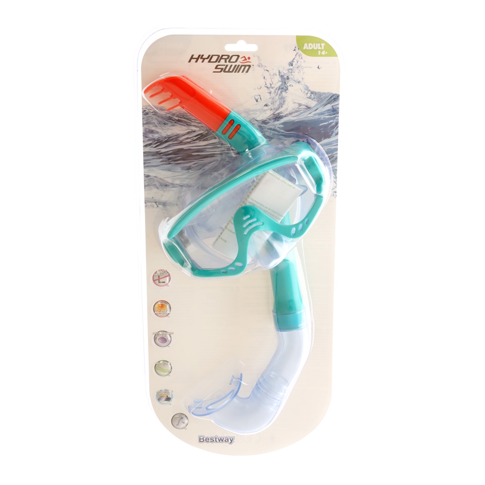 Hydro-Swim Secret Bay Youth Dive Mask and Snorkel Set Green