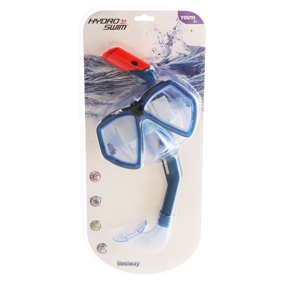 Hydro-Swim Ever Sea Kids Dive Mask and Snorkel Set Blue