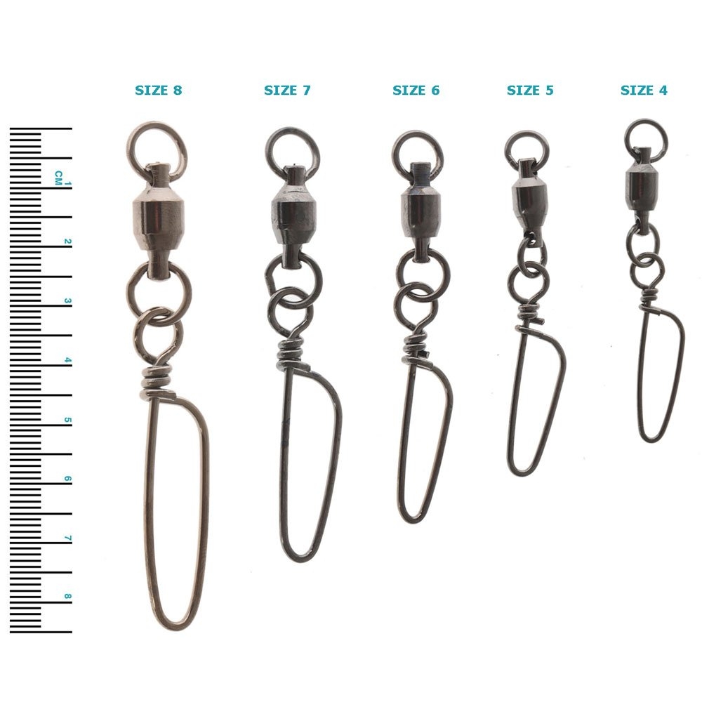 Nacsan Ball Bearing Game Swivel with Coastlock Snap
