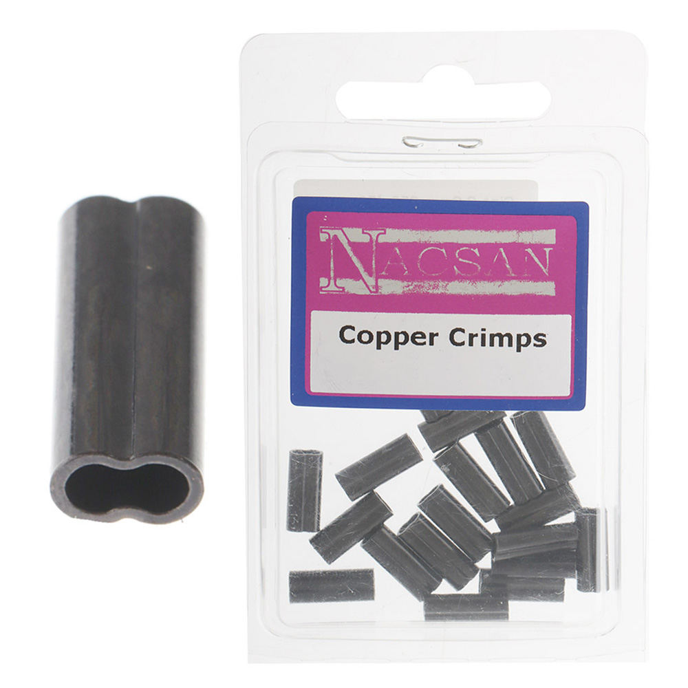 Nacsan Copper Double Crimp Sleeves 300-350lb Qty 23