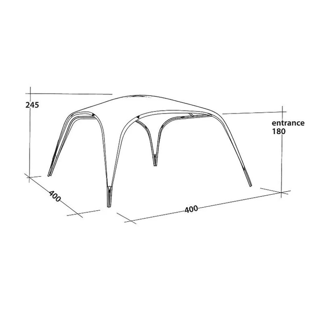 Quest Extra Large Sun Shelter 4 x 4m