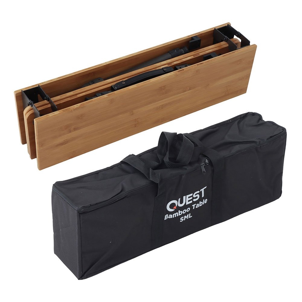 Quest Square Bamboo Camp Table Small - 70 x 70cm