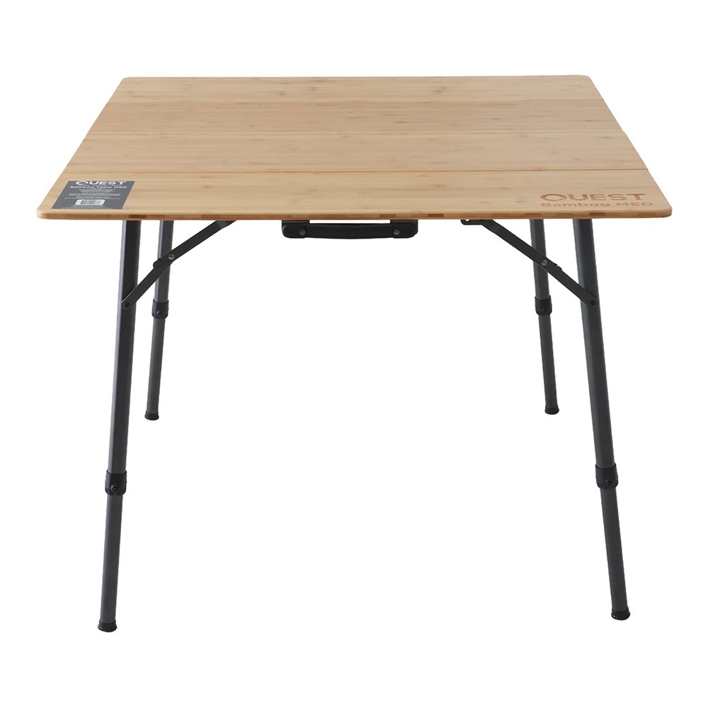Quest Square Bamboo Camp Table Medium - 90 x 90cm