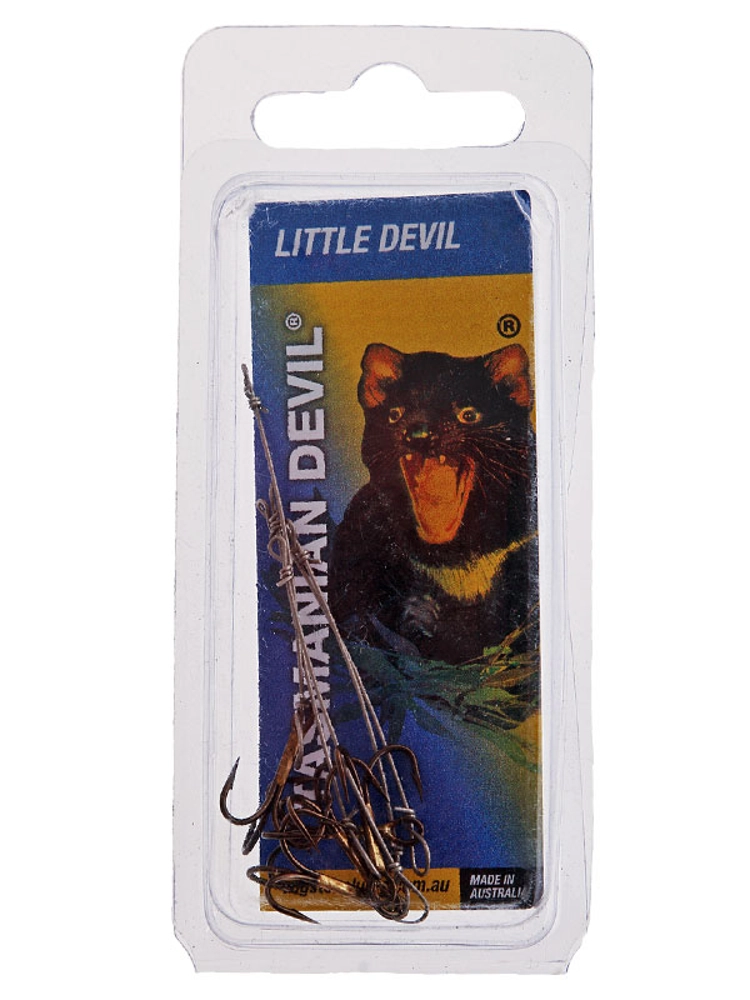 Tasmanian Devil Little Devil Treble Hook Rig Qty 5 Tasmanian Devil Little Devil Treble Hook Rig Qty 5