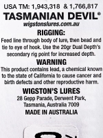 Tasmanian Devil Little Devil Treble Hook Rig Qty 5 Thumbnail Tasmanian Devil Little Devil Treble Hook Rig Qty 5