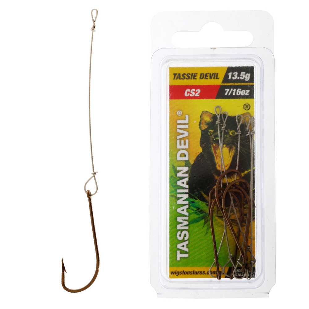 Tasmanian Devil Single Hook Rig Qty 5