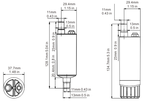 Seaflo Submersible Inline Pump 12V 200GPH