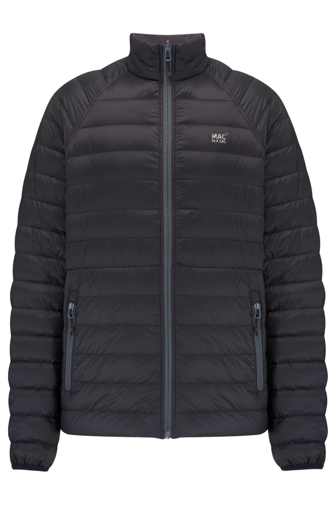 Mac in a Sac Polar Reversible Mens Down Jacket Black/Charcoal 3XL