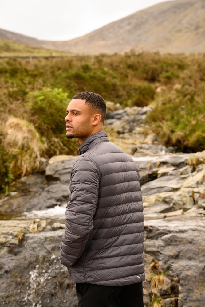 Mac in a Sac Polar Reversible Mens Down Jacket Black/Charcoal 3XL