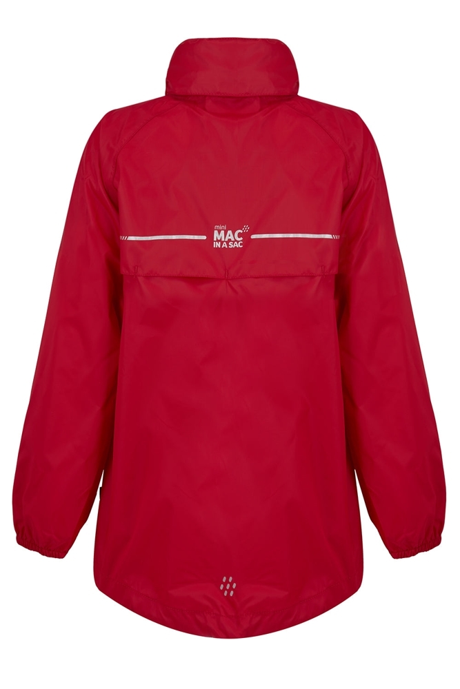 Mac in a Sac Mini Origin 2 Packable Kids Jacket Red 5-7Yr