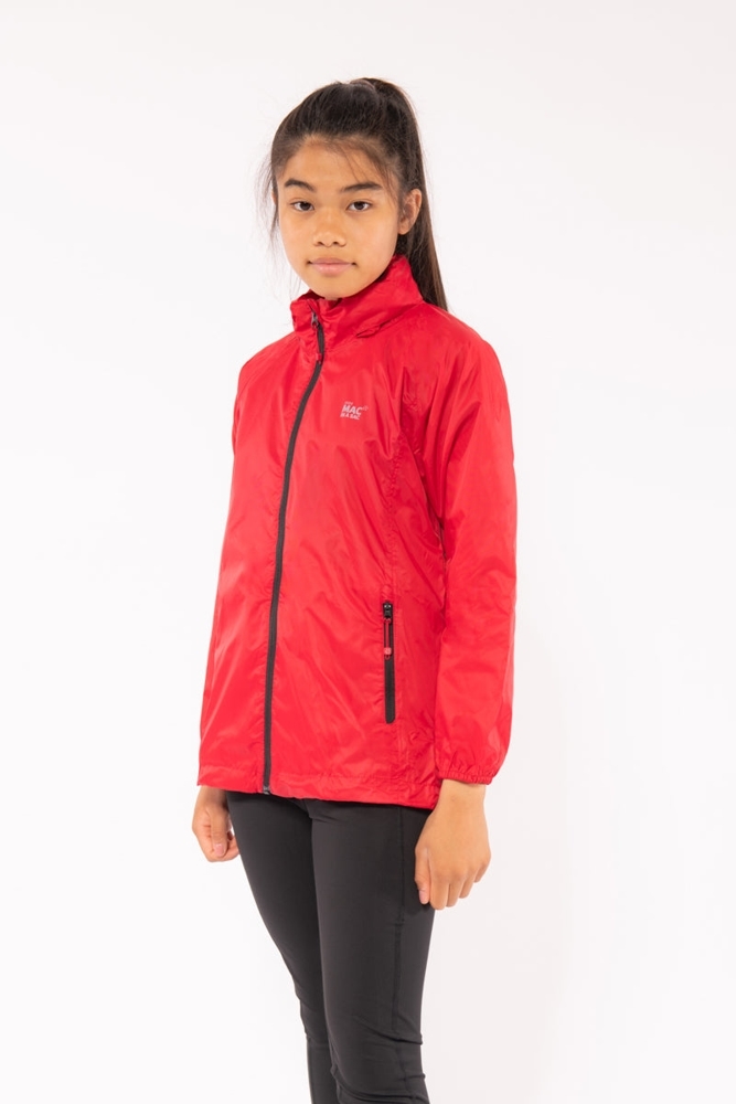 Mac in a Sac Mini Origin 2 Packable Kids Jacket Red 5-7Yr