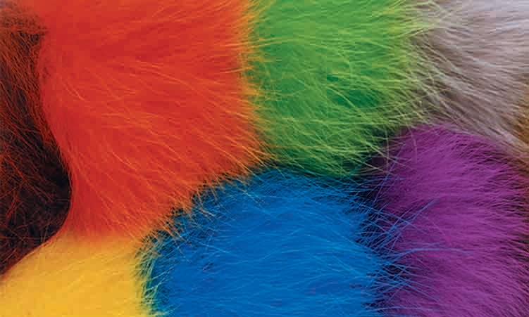 Wapsi Arctic Fox Fur Fluoro Yellow