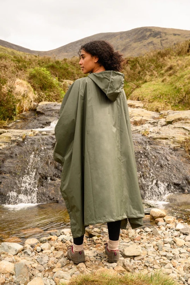 Mac in a Sac Origin 2 Waterproof Poncho Khaki