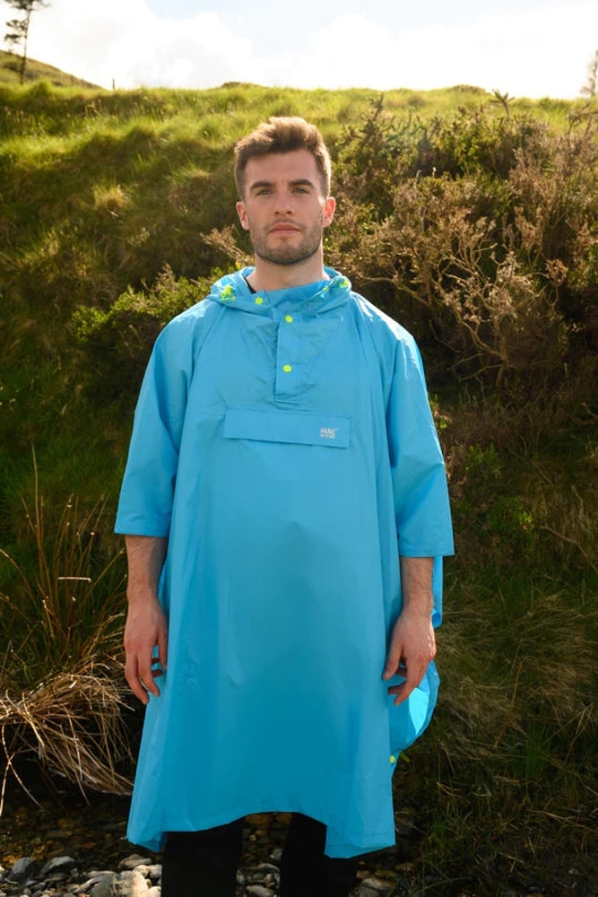 Mac in a Sac Origin 2 Poncho Neon Blue