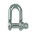 Sinox S360 M8 316 Standard D Shackle