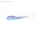 Bonze BS6 Game Lure Replacement Skirt 245mm 33 Purple/Light Blue