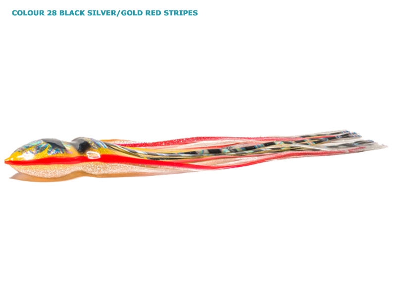 Bonze Replacement Skirt BS5 28 Black Silver/Gold Red Stripes