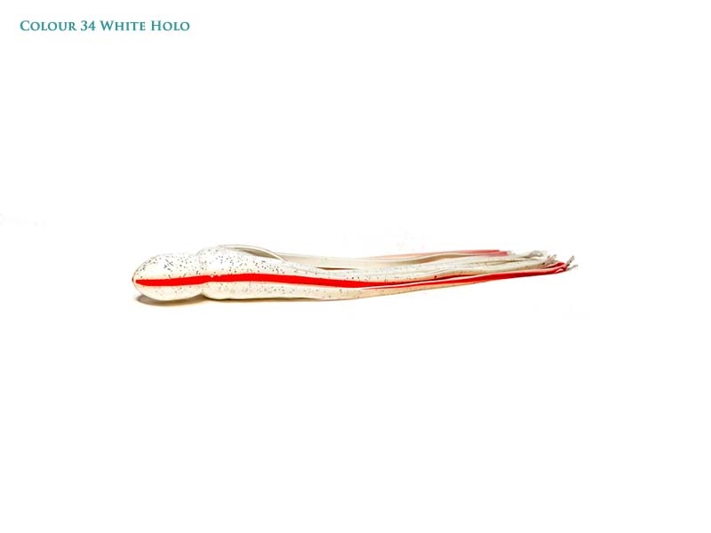 Bonze BS12 Game Lure Replacement Skirt 380mm 34 White Holo