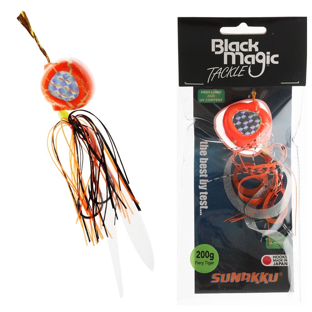 Black Magic Sunakku Slider Slow Jig 200g Fiery Tiger