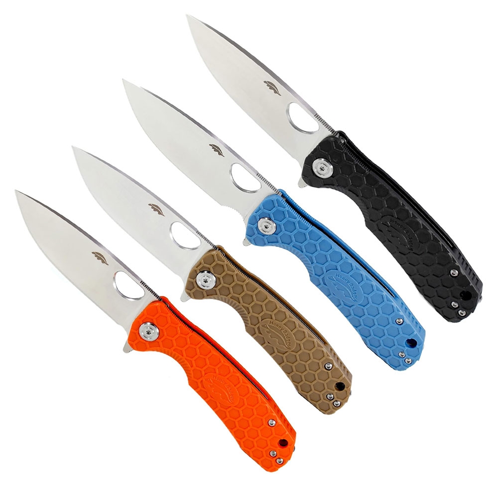 Honey Badger Drop Point Flipper Pocket Knife Large 9cm