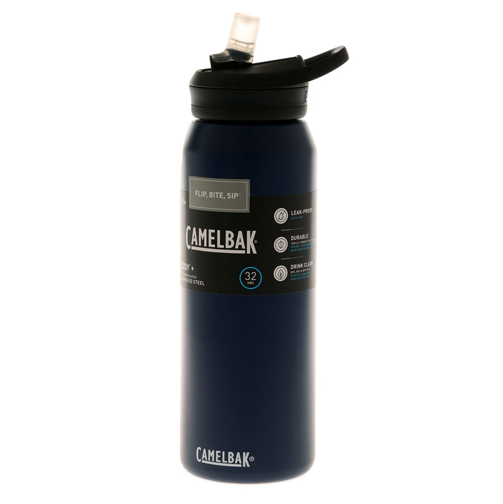 CamelBak Eddy+ Stainless Steel Insulated Water Bottle 1L Navy