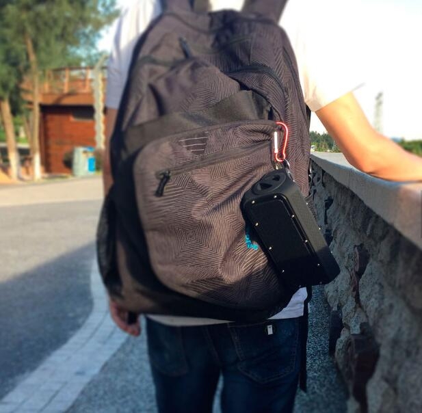 CrystalSound Waterproof Bluetooth Speaker and Power Bank