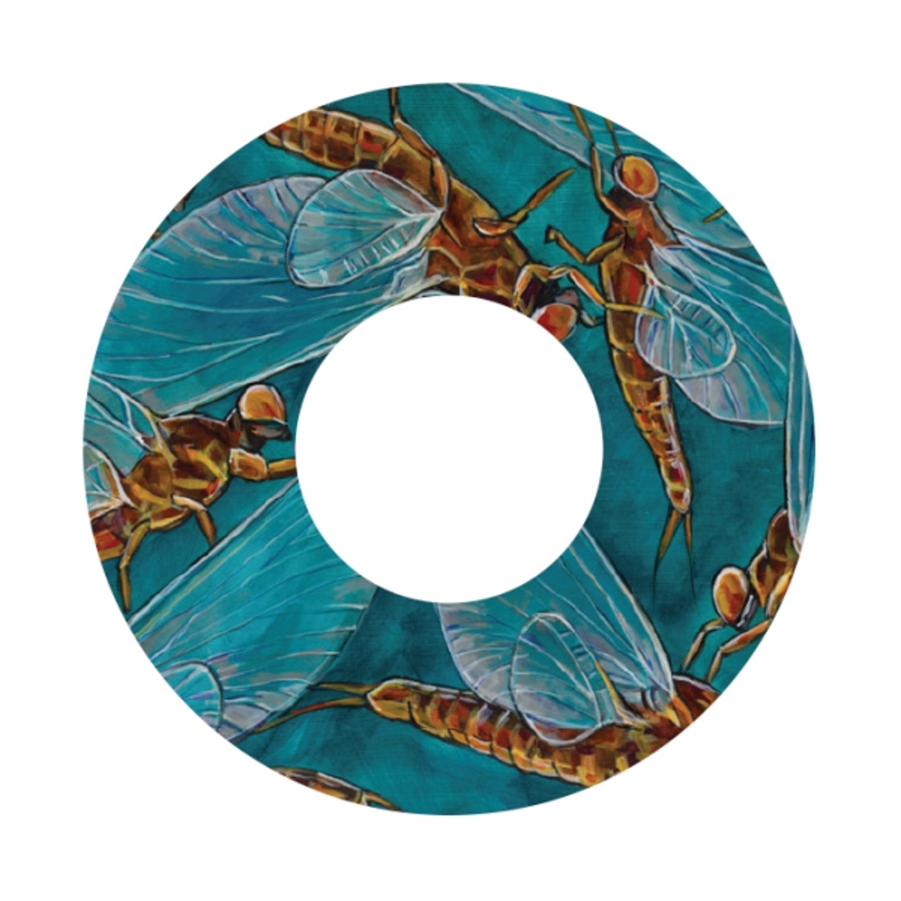 Redington ID 7/8/9 Reel Decal Mayflies - Udesen