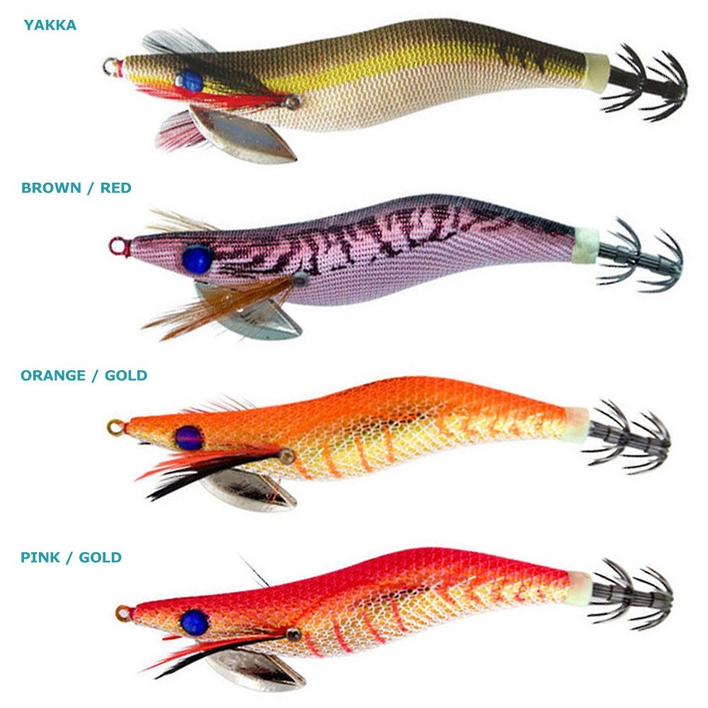 Black Magic Squid Snatcher Squid Jig Natural Size 2