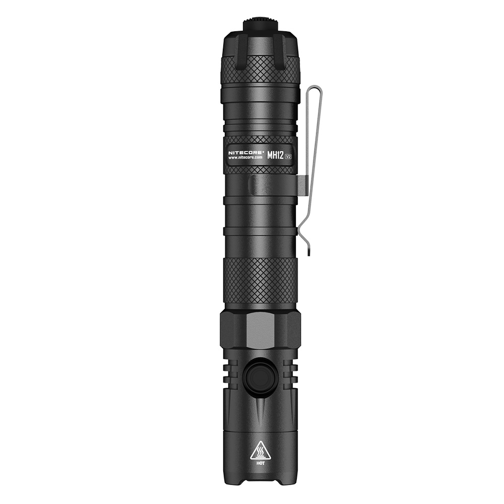 NITECORE MH12 V2 USB-C Rechargeable Tactical Torch 1200 Lumens