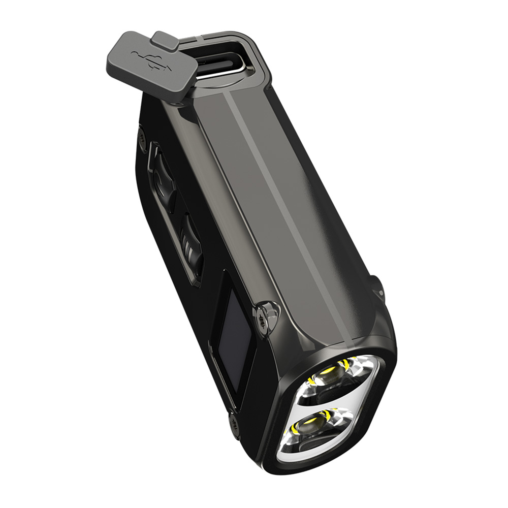 NITECORE TINI 2 Stainless Steel USB-C Rechargeable Keychain Torch 500 Lumens