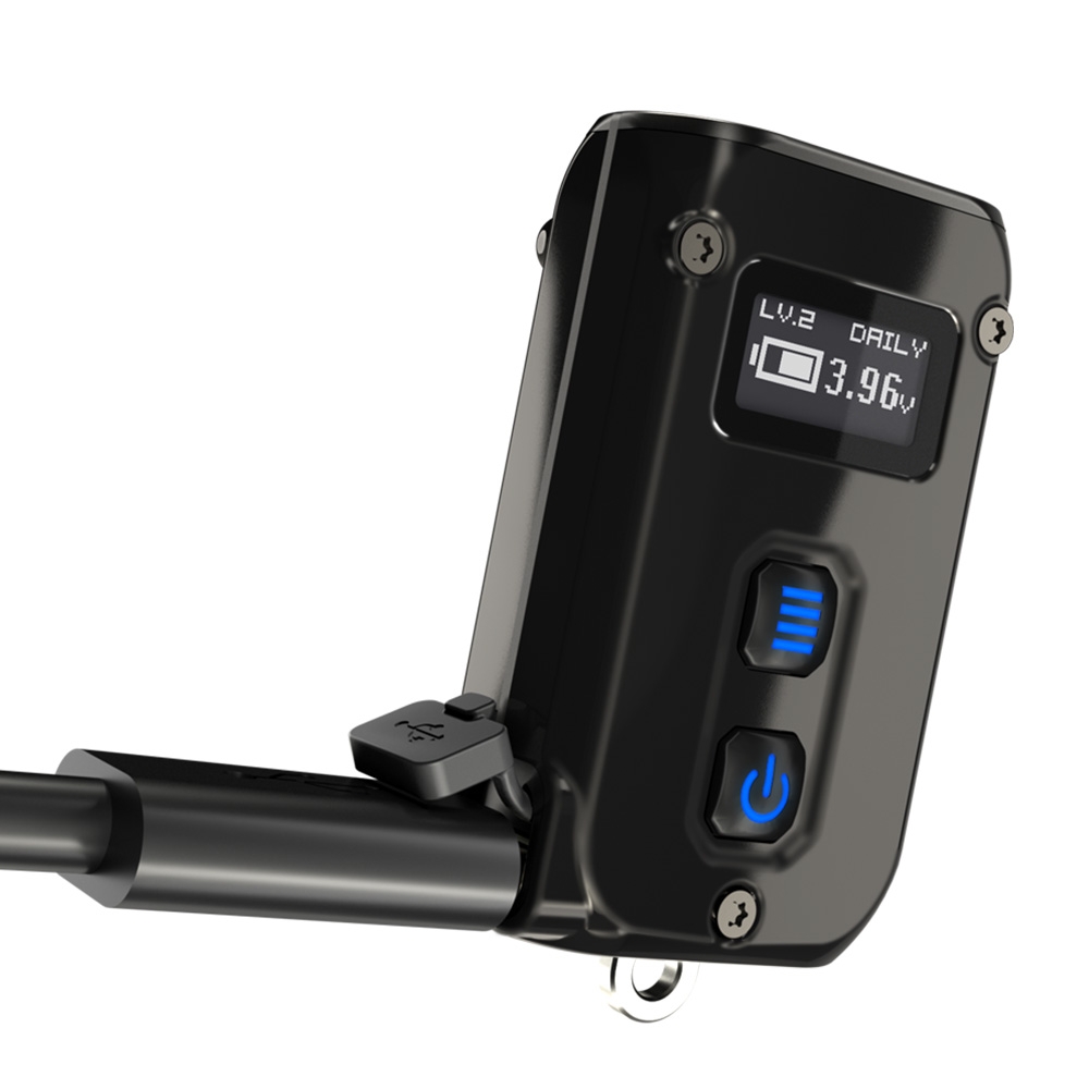 NITECORE TINI 2 Stainless Steel USB-C Rechargeable Keychain Torch 500 Lumens